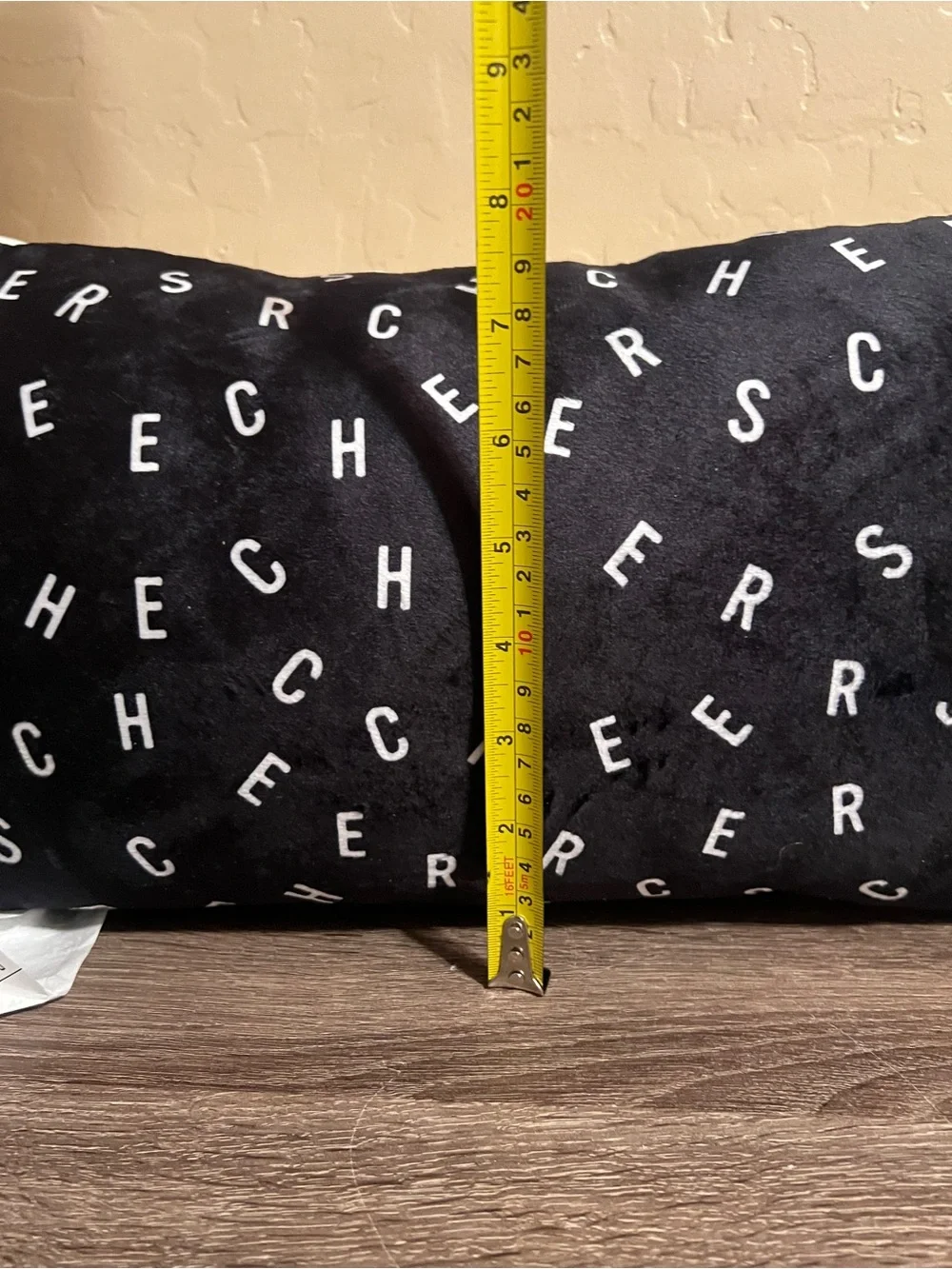 Target Bullseye Cheers Throw Lumbar Pillow Black White NWT